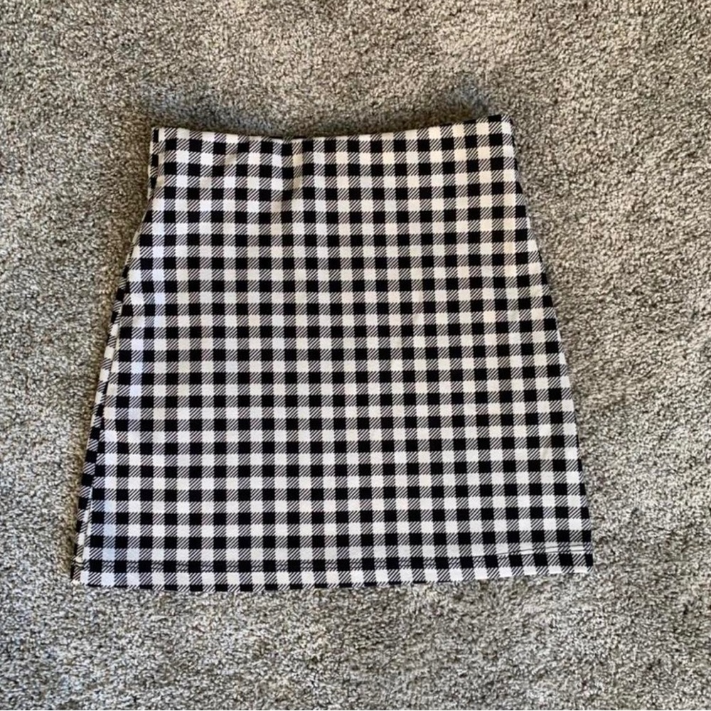 Zaful checkered skirt